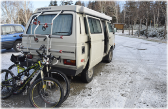 北海道旅行 車とバイク 雪 S様邸